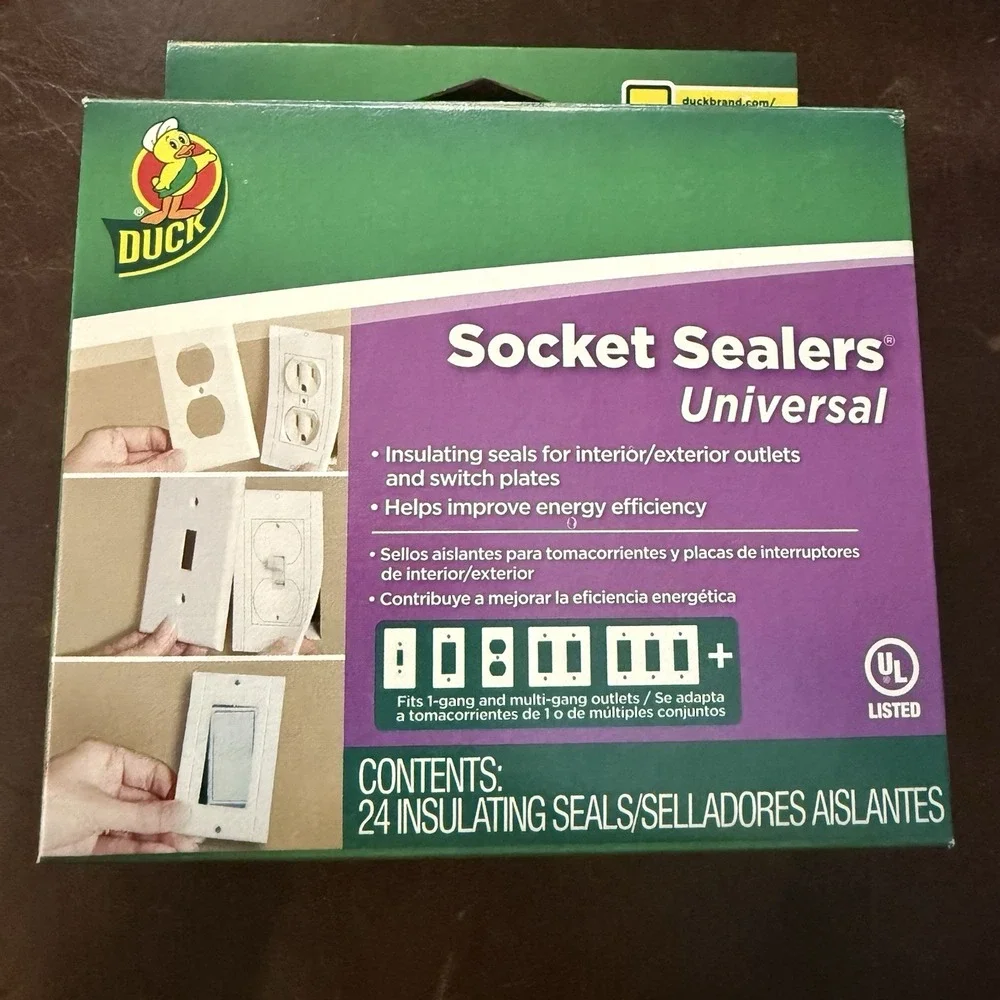 Duck Brand Socket Sealers 24 Insulating Seals